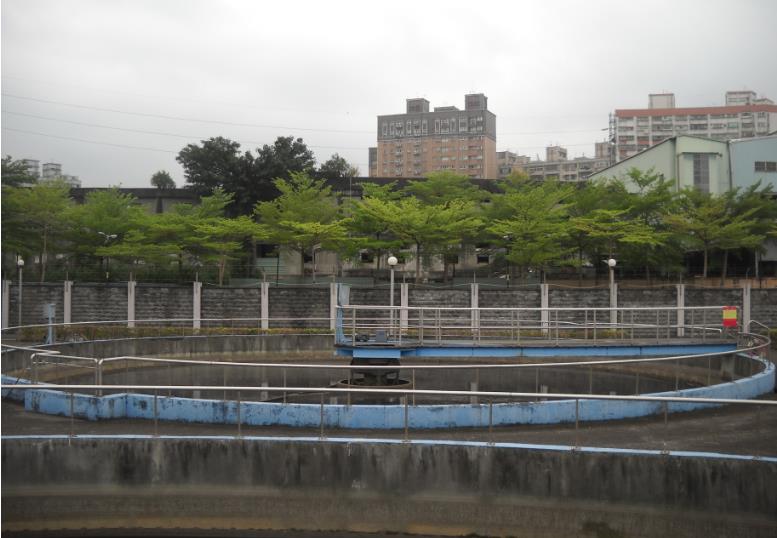 土城工业区污水处理厂厂区简介二次沉淀池